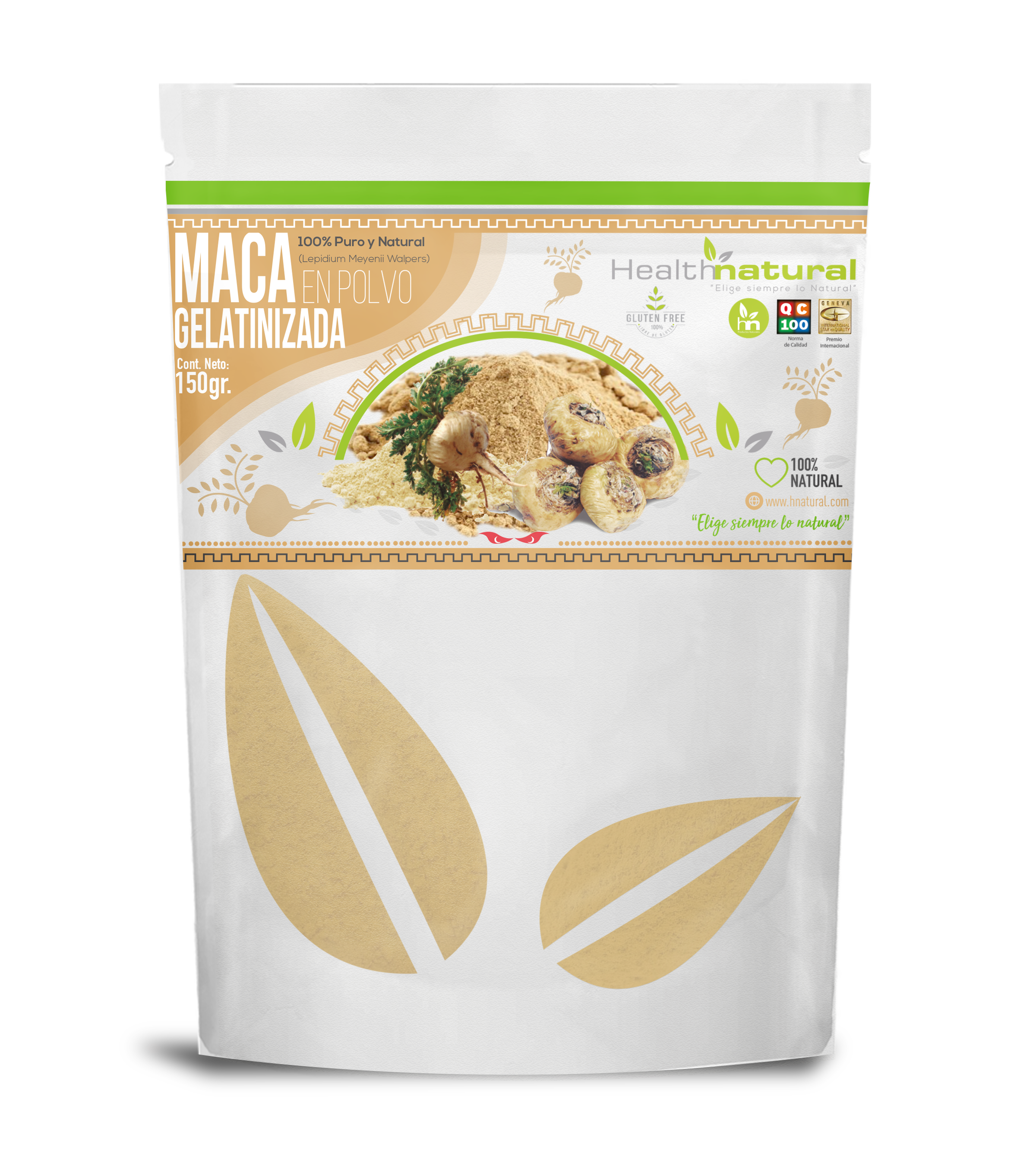 MACA GELATINIZADA EN POLVO 150G PERU 2024